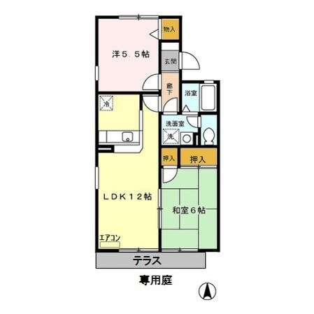 スクウェアガーデン　Iの物件間取画像